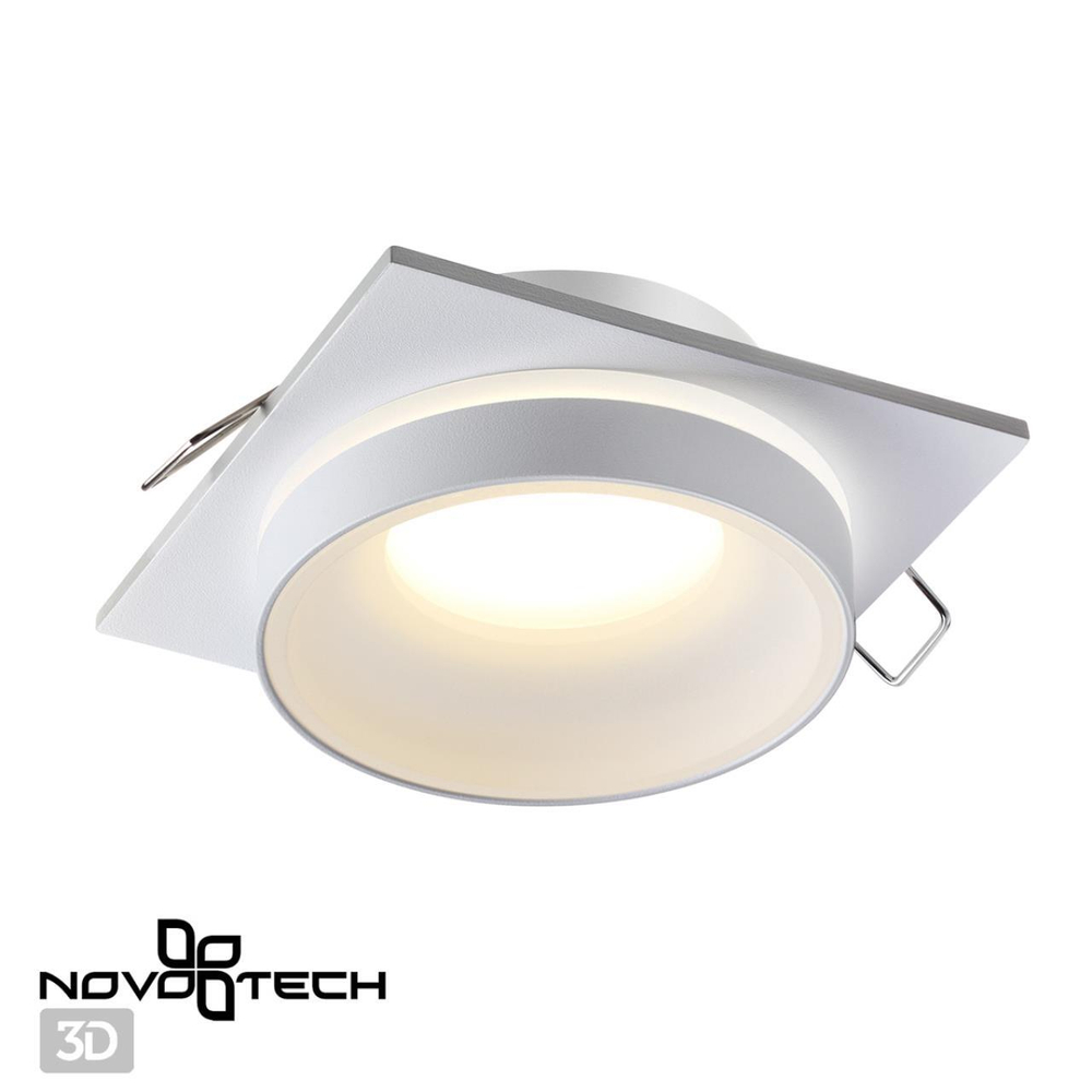 370785 SPOT NT21 246 белый Светильник встраиваемый влагозащищенный IP44 GU10 9W 220V WATER