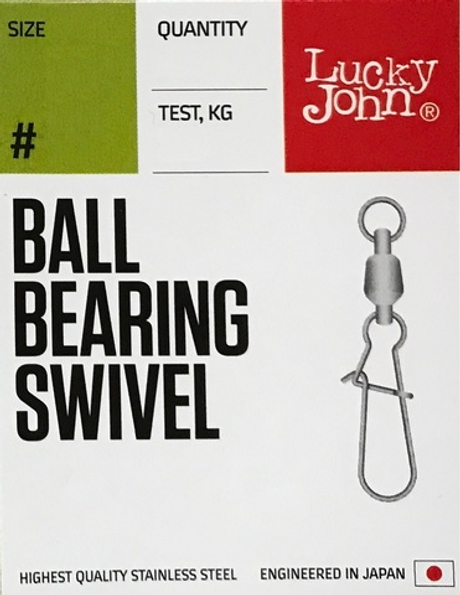 Вертлюги c застеж. и подш. BALL BEARING SWIVEL 1, 18 кг., 3шт.