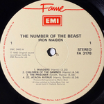 Iron Maiden ‎– The Number Of The Beast (Англия 1987г.)