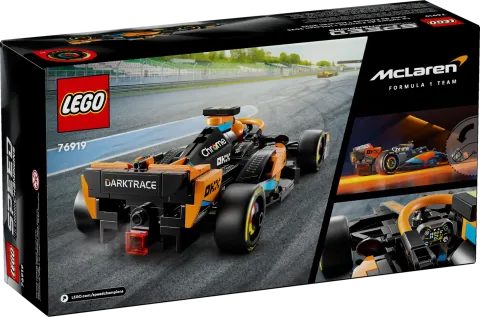 Конструктор LEGO Speed Champions 76919 Гоночный автомобиль Формулы-1 McLaren 2023 года выпуска