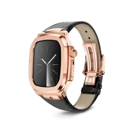 Корпус для Apple Watch ROL45 - Розовое золото/Натуральная кожа