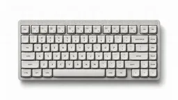 Клавиатура NuPhy Node75 High Lunar White — вид сверху