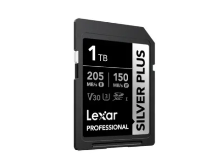Карта памяти Lexar Professional Silver Plus 1066x SDXC 1TB UHS-I U3 V30, R/W 205/150 МБ/с