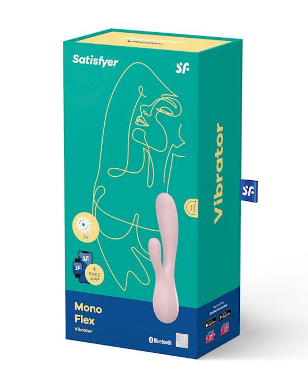 Satisfyer Mono Flex Вибромассажер с возможностью управления через приложение