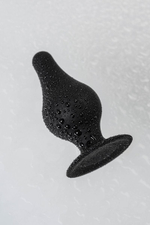 Черная анальная втулка Spade XS - 6,5 см. (Цвет: черный)