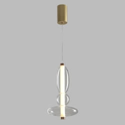 Светильник подвесной Crystal Lux QUASAR SP10W LED TRANSPARENT