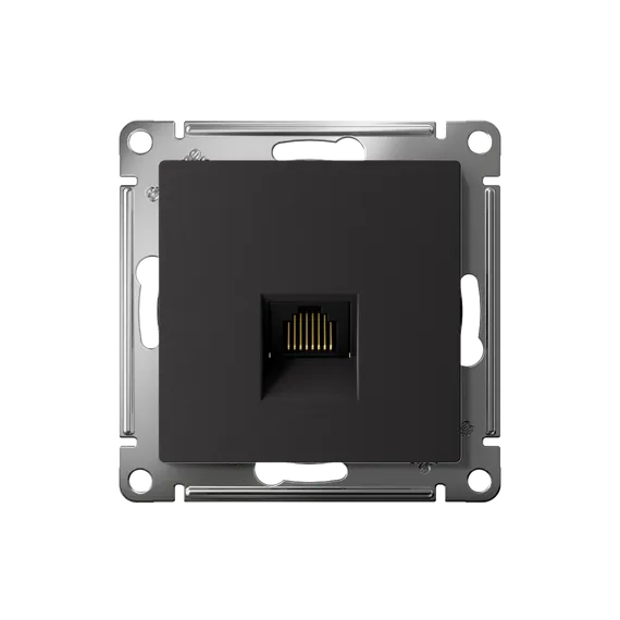 Розетка компьютерная RJ45 кат. Systeme Electric AtlasDesign Карбон ATN001086