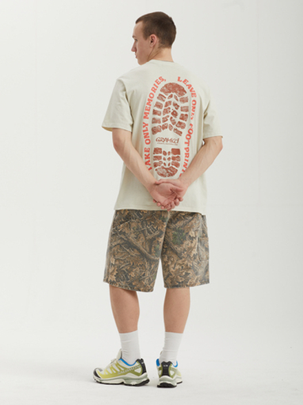 Мужская Футболка Footprints Tee Pigment Dyed