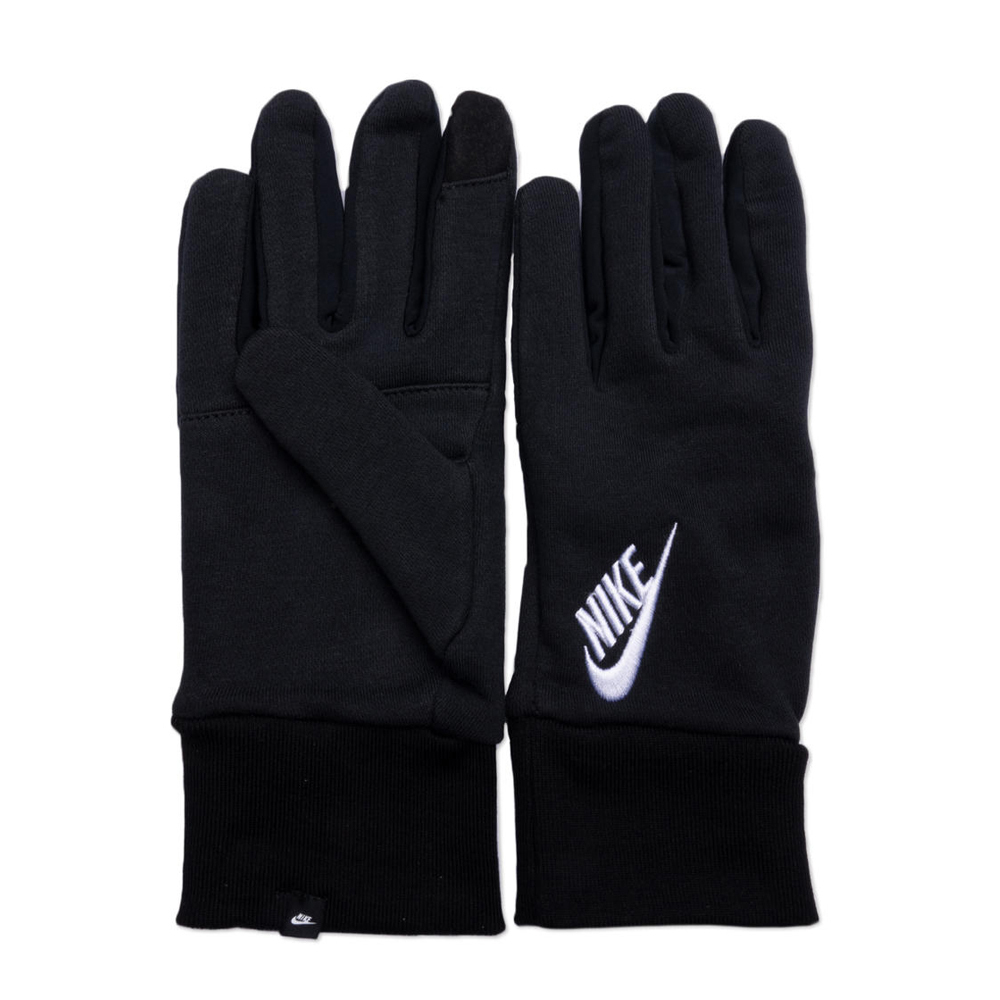Перчатки беговые Nike "M Club Fleece TG", мужские, хлопок, полиэстер, флисовая подкладка