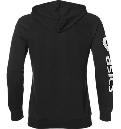 Мужская теннисная кофта Asics Big Asics FZ Hoodie M - performance black/brilliant white
