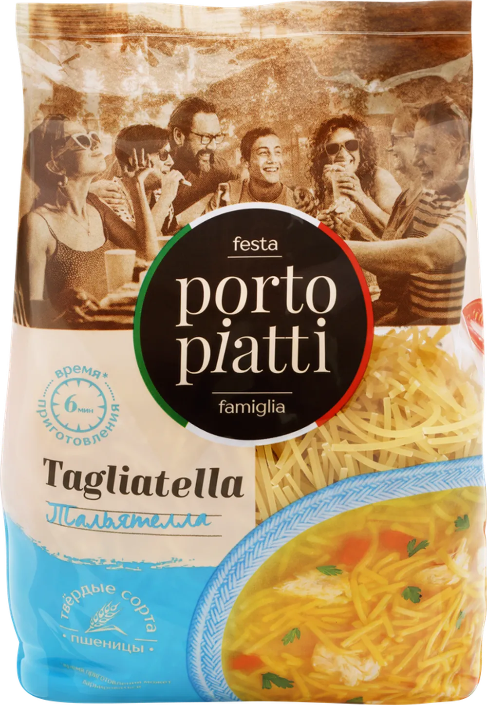 Макароны Porto piatti Тальятелла 400г