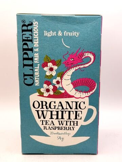 Чай белый с малиной CLIPPER White tea with raspberry 20 пакетиков 34 г (из Финляндии)