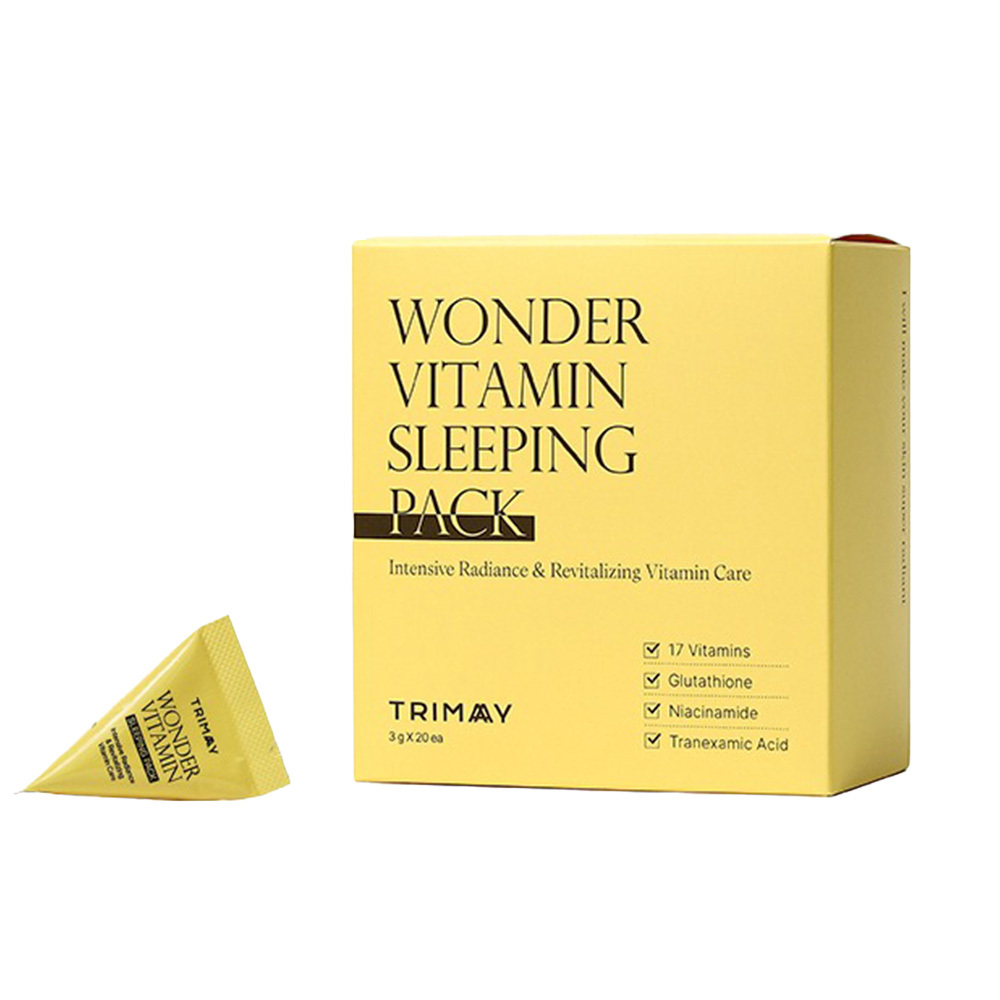 Маска для лица ночная с комплексом витаминов и ниацинамидом TRIMAY Wonder Vitamin Sleeping Pack 3 гр