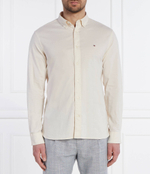 рубашка 1985 flex oxford rf shirt Tommy Hilfiger - экрю(MW0MW29968)