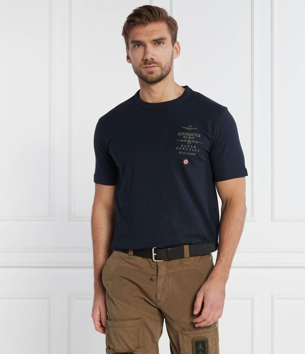Футболка Aeronautica Militare - темно-синий(TS2135J597)