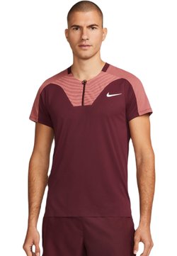 Мужское теннисное поло Nike Dri-Fit Advantage Slam Tennis Polo - красный
