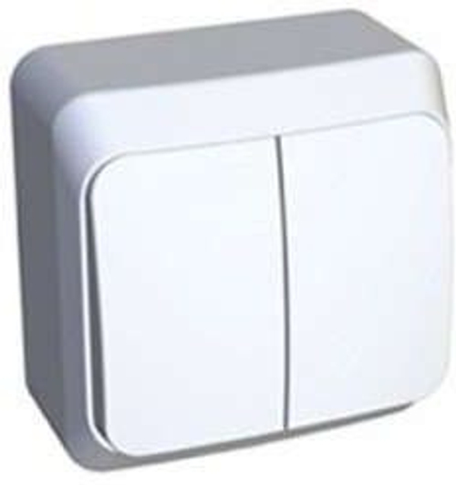 Выключатель 2-кл. ОП 10А IP44 бел. БЕЛТИЗ (шт) Элект Белтиз
