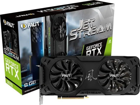 Видеокарта Palit GeForce RTX 3070 JetStream LHR