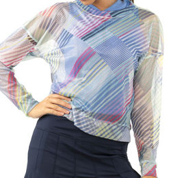 Женская футболка теннисная (dł. Рукава) Lucky in Love Count Me In и Sheer Can Long Sleeve Top - blue marine