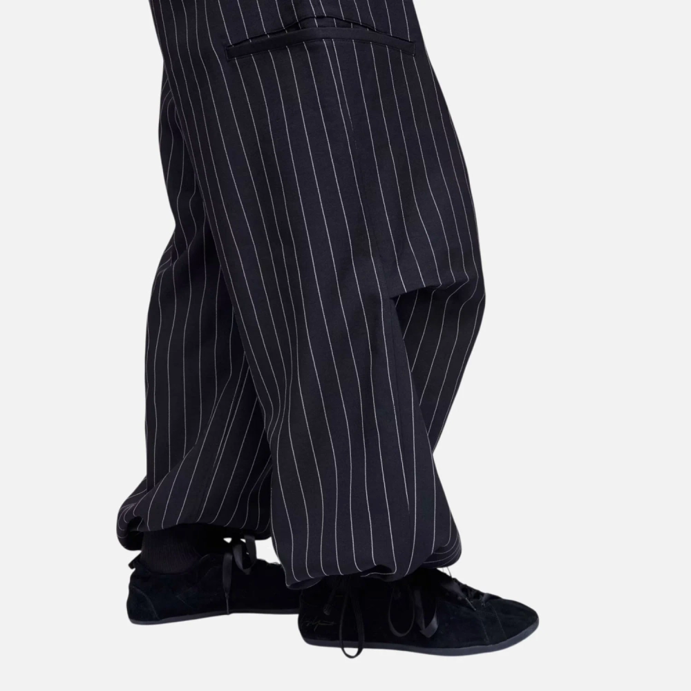 Y-3 Свободные брюки Pinstripe
