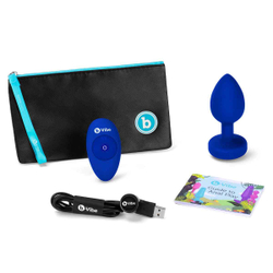 b-Vibe Vibrating Jewel Plug L/XL - Анальная пробка