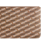 Balenciaga Cotton Clutch Medium Women"s Brown