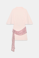 МИНИ-ПЛАТЬЕ С ПОЯСОМ И ПАЙЕТКАМИ — ZARA