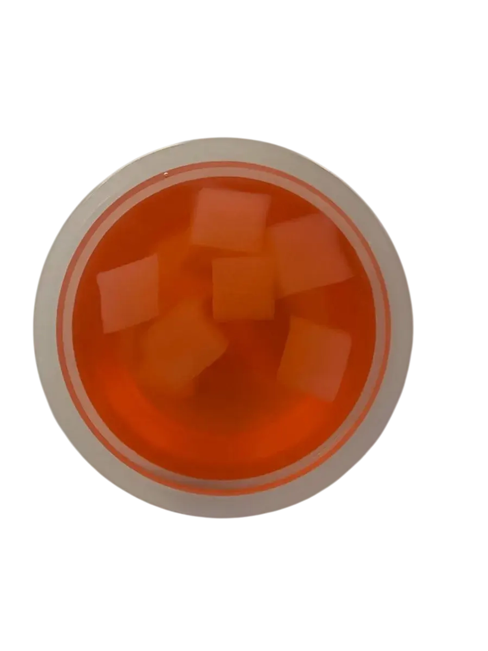 Фруктовое желе с кусочками фруктов , Round Jelly