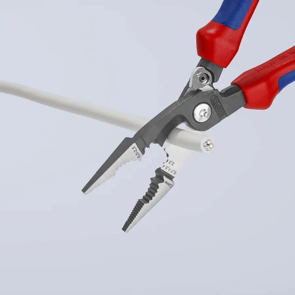 Электромонтажные клещи черненые 200 мм Knipex 13 92 200