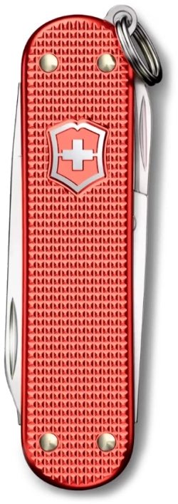 Нож перочинный Victorinox Classic SD Alox LE 2025 Stone Red, 58 мм, 5 функций, красный, подарочная к