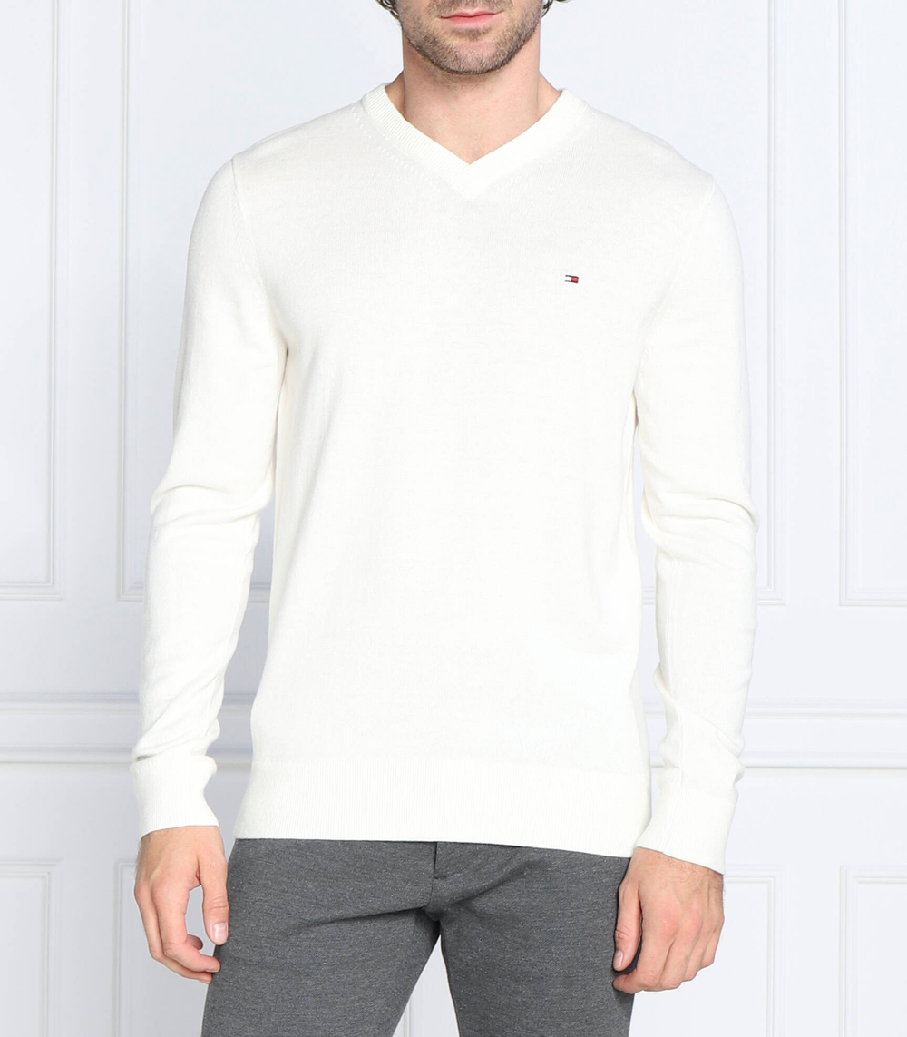 свитер Tommy Hilfiger - кремовый (MW0MW28047)