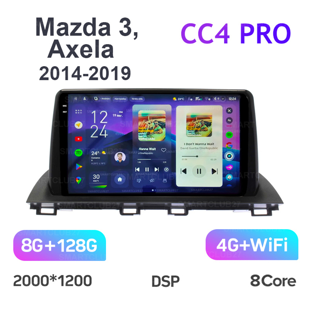 Teyes CC4 Pro 9" для Mazda 3, Axela 2014-2019