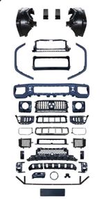 Обвес переделка для Mercedes-Benz G-Class W465 2024+ в G63 W465 AMG 2025 Мерседес Гелик гелентваген