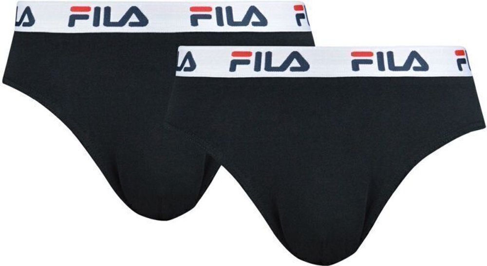 Мужские спортивные боксеры Fila Man Brief 2 pack - черный