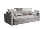 Диван Garda Decor Морес (Mores)(K)кант трехмест.раскл. вельвет беж. Velv-SBEG+Velv ECRU+Umbr SBEG 226*103*94