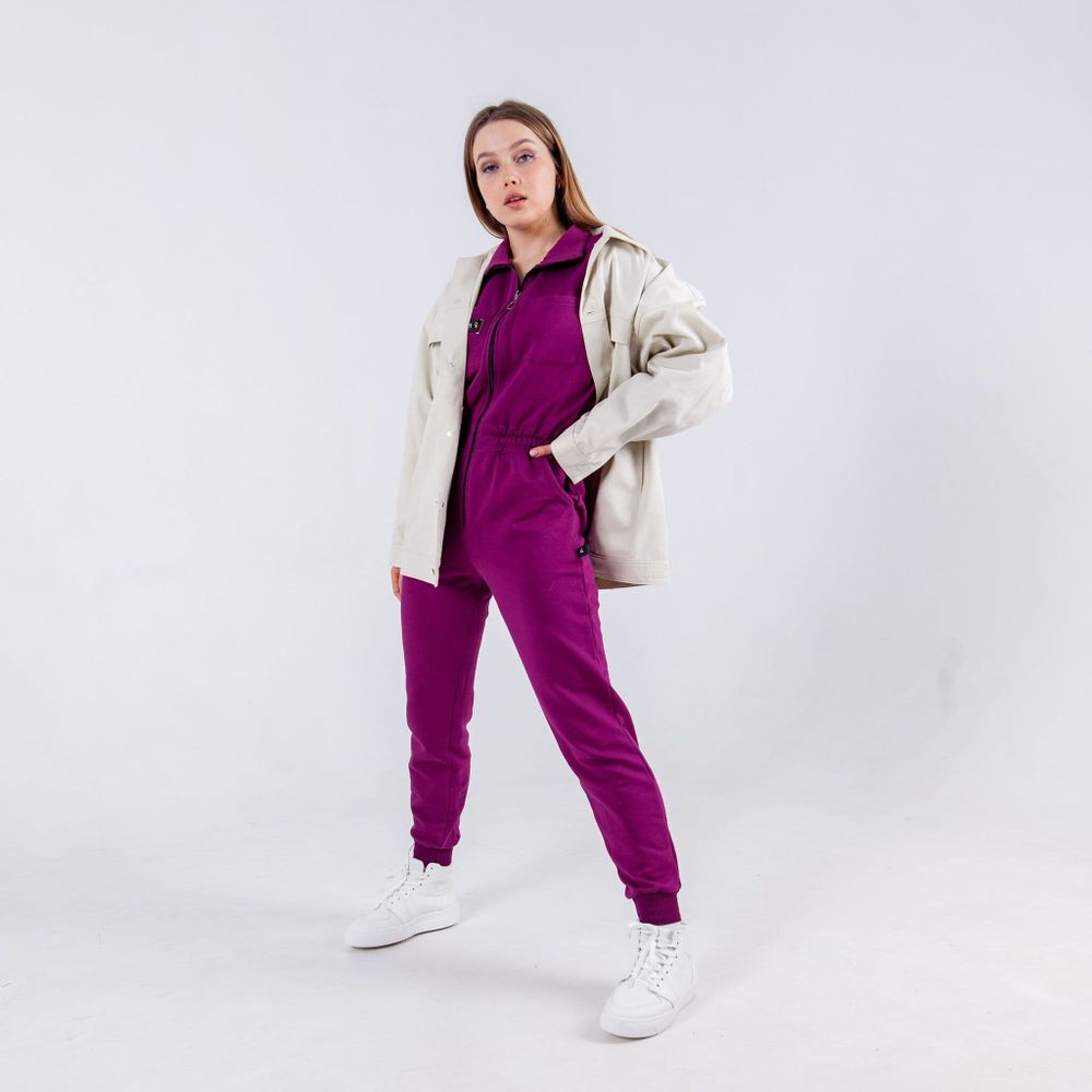 Комбинезон без капюшона унисекс "PURPLE" подростковый