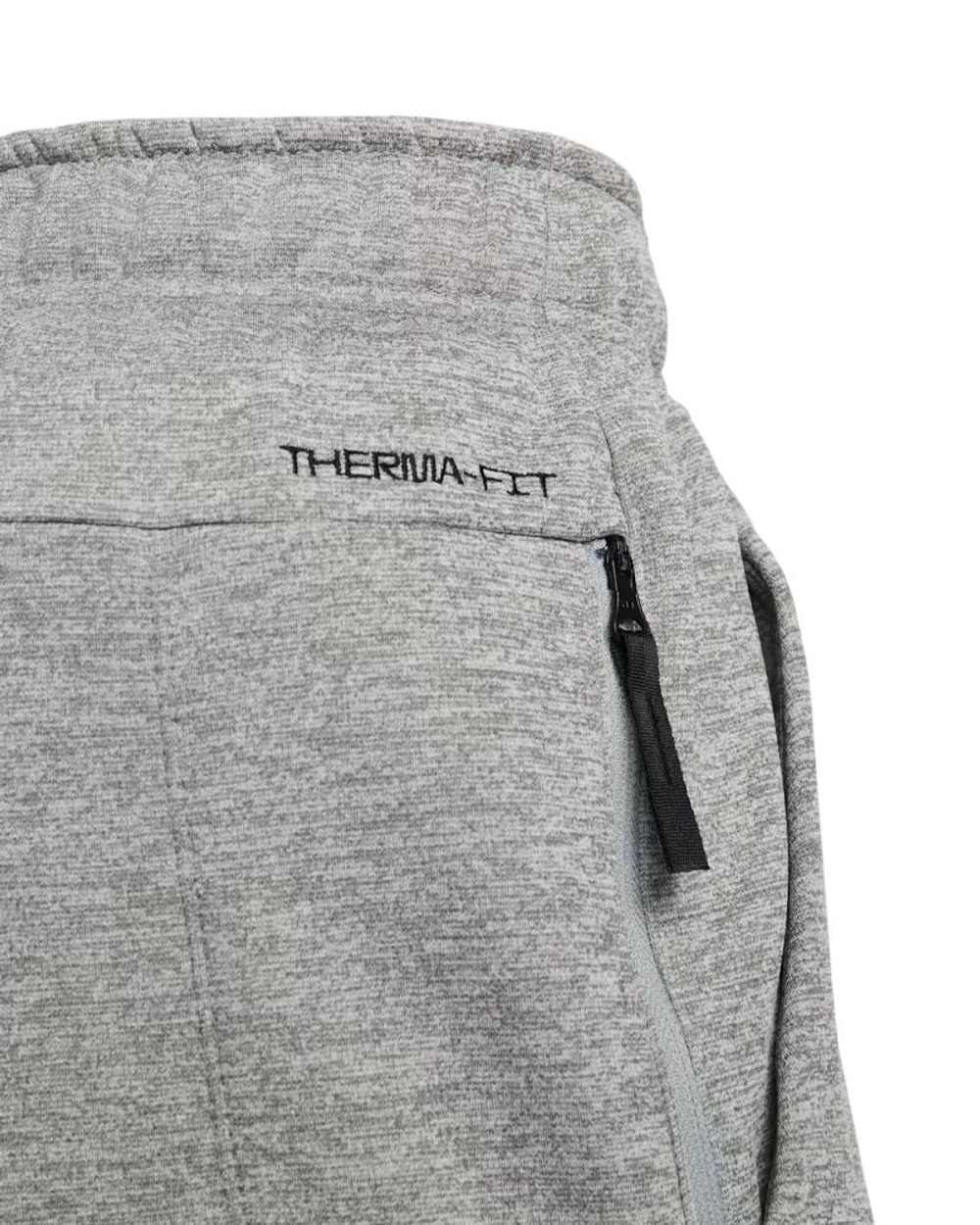 Теннисные брюки Nike Therma-FIT Open Hem Fitness - dark grey heather/particle grey/black