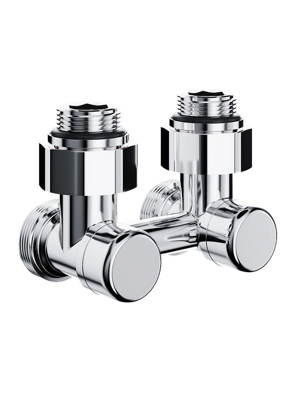 Узел нижнего подключения Royal Thermo Design угловой 1/2"х3/4" EK евроконус (хром)