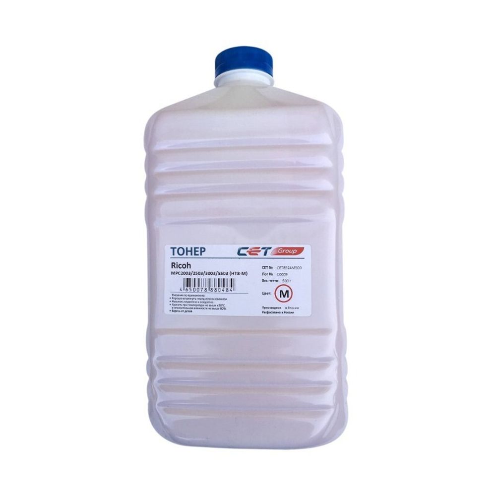 Тонер HT8-M (CPT) для RICOH MPC2011/C2004/C2504/C307, IMC3000 (Japan) Magenta), 500гр. CET8524M500 Тонер HT8-M (CPT) для RICOH MPC2011/C2004/C2504/C307, IMC3000 (Japan) Magenta), 500гр. CET8524M500