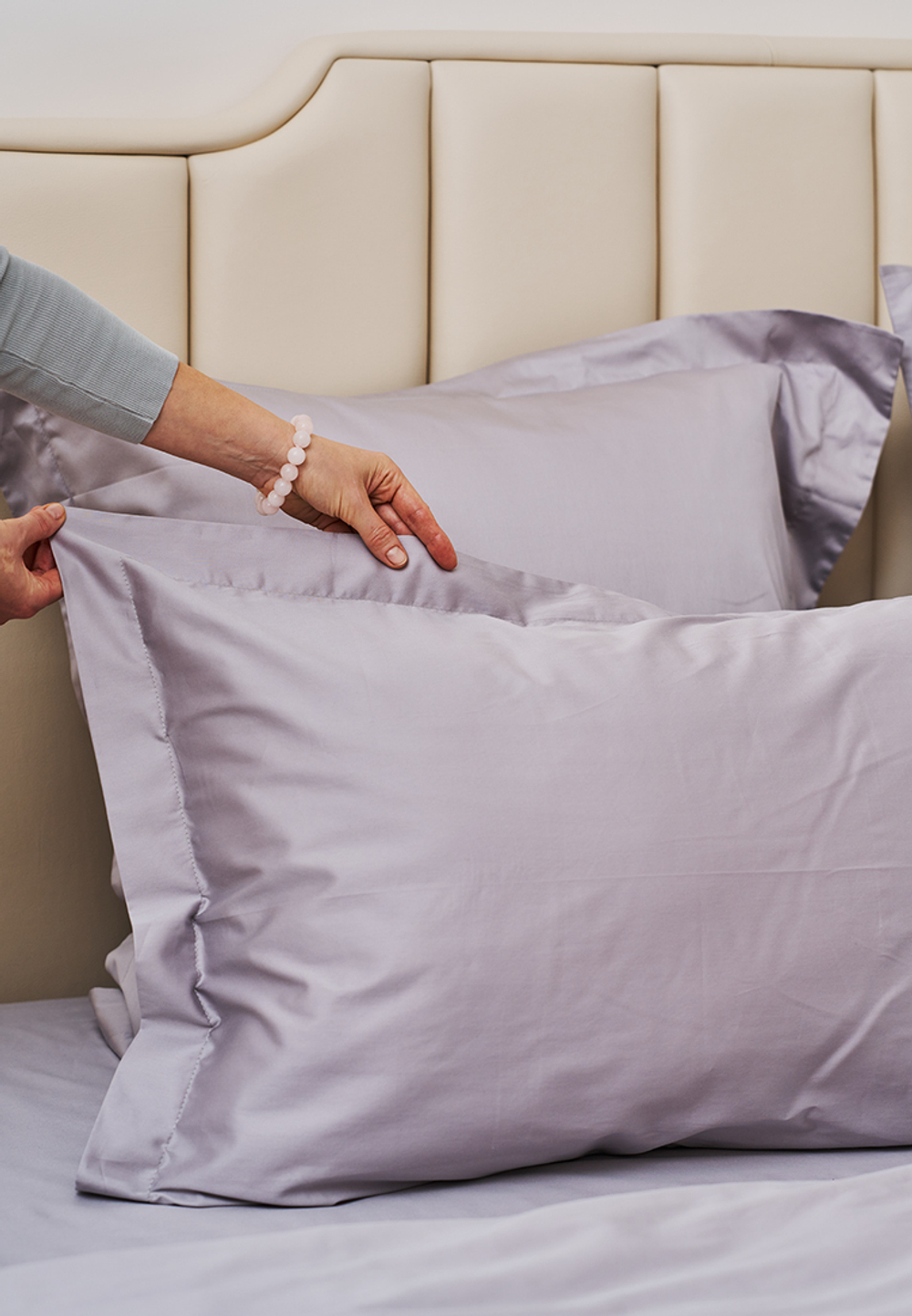 Наволочка сатиновая 70x70 Luxberry Daily Bedding французский серый