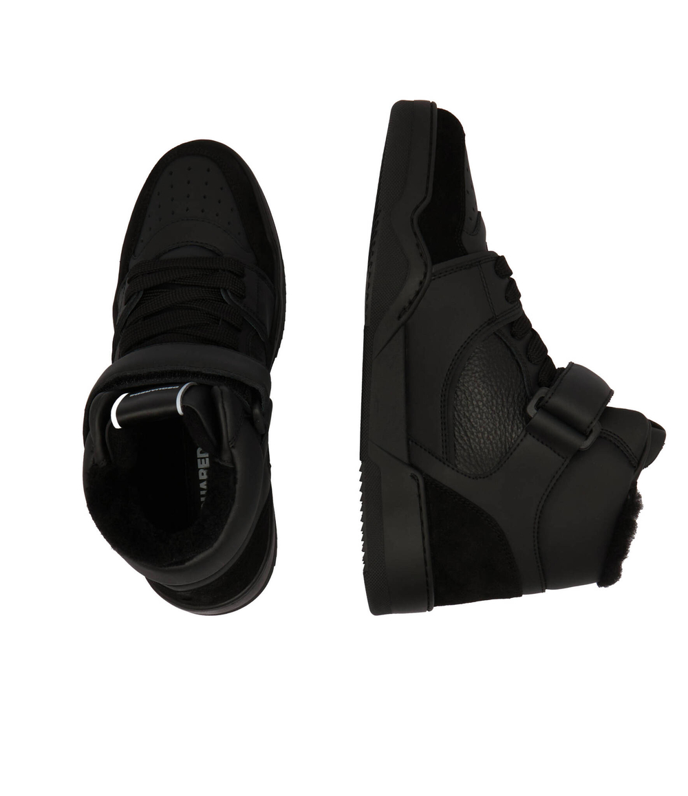 Кожаные кроссовки spiker Dsquared2 - черный(SNM0371 23807617)