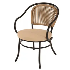 Кресло металлическое плетеное Natura Garden Throne