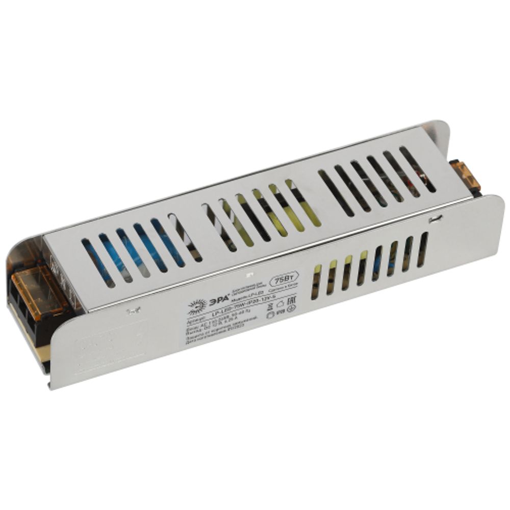 Блок питания ЭРА LP-LED-75W-IP20-12V-S | Источники питания