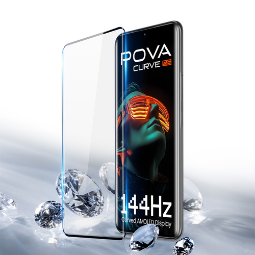 Закаленное стекло на экран для смартфона Tecno Pova Curve, серия 3D HD Screen Protector от Dux Ducis