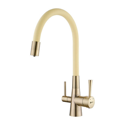 смеситель кухня LEMARK Comfort с подключением к фильтру с питьевой водой LM3075B-Beige