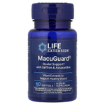 Life Extension, MacuGuard®, добавка для поддержки здоровья глаз с шафраном и астаксантином, 60 капсул