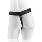 Страпон Strap-on Harness 8" Cock трусики с телесной насадкой (Цвет: Телесный фаллоимитатор, черный трусы)