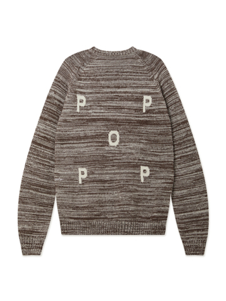 Мужской Свитер (Round-neck) Knitted Melange Logo