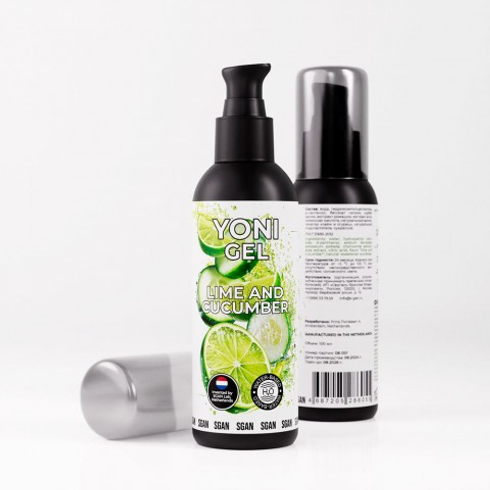 Лубрикант для орального секса SGAN Sensual со вкусом Лайм огурец, 100 мл