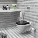 УНИТАЗ ПОДВЕСНОЙ SANITA LUXE ATTICA COLOR BLACK